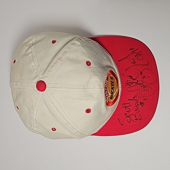 VTG Houston Rockets Basketball Cap Hat NBA Autograph Championship 1993 1994 - Picture 4 of 16